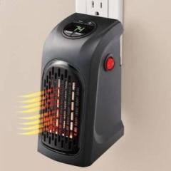 Trivyom Mini Electric Portable Heater For Room Plastic and Metal Wall Outlet Fan Room Heater