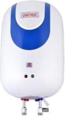 United 10 Litres ABS 10L Storage Water Heater (White)
