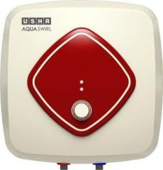 Usha 25 Litres Aqua Swirl Storage Water Heater (Red, Beige)