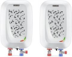 Usha 3 Litres INSTANO pack of 2 Instant Water Heater (MOONLIGHT WHITE)