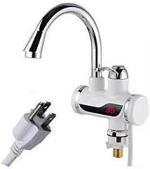 Vashant 2 Litres Water Faucet Kitchen tap Instant Water Heater (Silver, White)