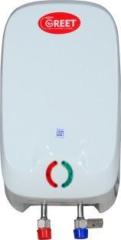 Wegreet 3 Litres 2KW For Home & Office & Restaurant Storage Water Heater (White)