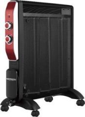 Weltherm 2000 Watt MH 2010 New Technology Mica Heater Free standing Mh 2010 Radiant Room Heater (black)