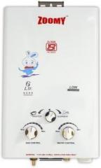 Zoomy 6 Litres Popular P1 Gas Water Heater (White)