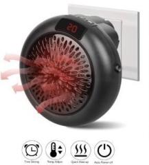 Zvr Portable Electric Mini Warm Air Blower Fan LED Display Wall Outlet Room Heater