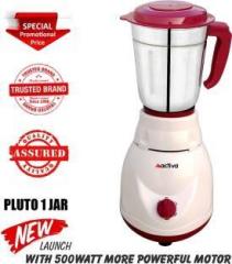 Activa Pluto mixer 500 Mixer Grinder 1 Jar, White