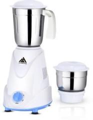 Athots Foster Pro Powerful Hybrid 100% Copper Motor 550 Mixer Grinder 2 Jars, Sky Blue, White