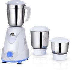 Athots Foster Pro Powerful Hybrid 100% Copper Motor 550 Mixer Grinder 3 Jars, Sky Blue, White