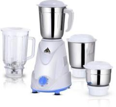Athots Foster Pro Powerful Hybrid 100% Copper Motor 550 Mixer Grinder 4 Jars, Sky Blue, White