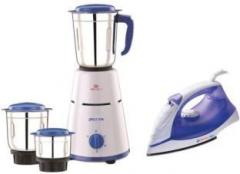 Bajaj Combo Pack Pluto with 1250 Steam Iron 500 W Mixer Grinder