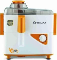 Bajaj Jx4 new Juicer mixer grinder 450 Juicer Mixer Grinder 2 Jars, White & orange