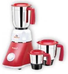 Bajaj RUBY 410190 500 W Mixer Grinder 500 Juicer Mixer Grinder 3 Jars, RED, WHITE