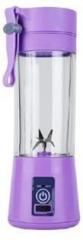 Blue Finch 3 Rechargeable Portable Travel Electric Mini USB Juicer Bottle Blender for Making Juice, Shake, Smoothies for All Fruits and Vegetables 3 Juicer 1 Jar, Purple