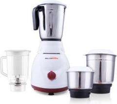 Bluemix polo 4 Jar with High Performance Motor Smart 750 Mixer Grinder 4 Jars, White, Red