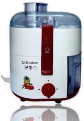 Bostton Juicer 750 Watt with Maxile Power Technology 750 Juicer 1 Jar, White/Cherry