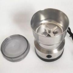Bronezomart By Mini Stainless Steel Coffee Spice Nuts Grains Bean Grinder Mixer 300 Juicer Mixer Grinder 1 Jar, Silver15