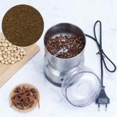 Bronezomart By Mini Stainless Steel Coffee Spice Nuts Grains Bean Grinder Mixer 300 Juicer Mixer Grinder 1 Jar, Silver16