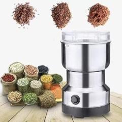 Bronezomart By Nima Japan Smart Buys Multi Function Small Food Grinder Household Electric Cereals Grain Grinder 150 Juicer Mixer Grinder 1 Jar, Silver2