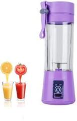 Bs Spy Fruit & Vegetable Juicer Portable USB Electric Orange & Lemon Shaker With Jar 25 Juicer Mixer Grinder 1 Jar, Purple