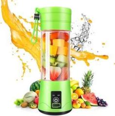 Bs Spy USB Electric Rechargeable Shaker Portable Vegetable & Fruit Hand Blender 25 Juicer Mixer Grinder 1 Jar, Green