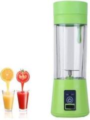 Bs Spy USB Portable Electric Fruit & Vegetable Juicer Orange & Lemon Shaker With Jar 25 Juicer Mixer Grinder 1 Jar, Green