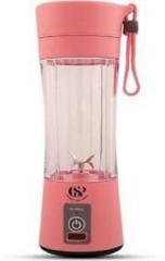 Buy Genuine Pro Mini Juicer Bottle Blender For Home, Gym And Office Use 10 Mixer Grinder 1 Jar, Pink