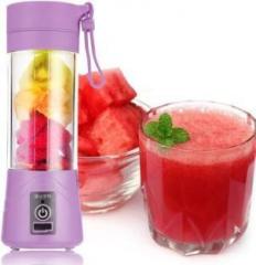 Buyerzone Portable Blender Wireless Rechargeable Mini, Plastic, Silicon Automatic Fruit Smoothie Cider Device Electric Juicer Mixer Bottle 9 W Juicer Mixer Grinder