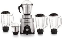 Cookwell Commercial Heavy Duty 1200 Juicer Mixer Grinder 5 Jars, Silver