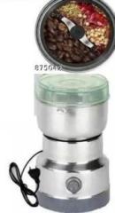 Credebs By Mini Stainless Steel Coffee Spice Nuts Grains Bean Grinder Mixer 300 Juicer Mixer Grinder 1 Jar, Silver 12