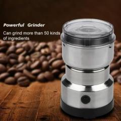 Credebs By Mini Stainless Steel Coffee Spice Nuts Grains Bean Grinder Mixer 300 Juicer Mixer Grinder 1 Jar, Silver18