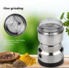 Credebs By Mini Stainless Steel Coffee Spice Nuts Grains Bean Grinder Mixer Grinder 300 Juicer Mixer Grinder 1 Jar, Silver 11