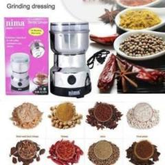 Credebs Mini Stainless Steel Coffee Spice Nuts Grains Bean Grinder Mixer 150W 150 Juicer Mixer Grinder 1 Jar, Silver2