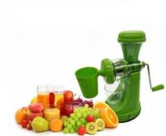 Dreamvilla Vegetable And Fruit Manual Hand Juicer With Stainless Steel Handle juicer 0 Juicer 1 Jar, Green