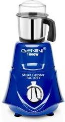 Gemini Rocket Mixer Grinder with Stainless Steel Chutney Jar 350 Ml MGFF117 Rocket Chutney Jar 1000 Mixer Grinder 1 Jar, Navy Blue