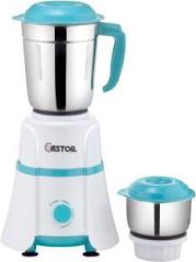 Gestor STYLE DLX Powerful Copper Motor With HD SS Jar Dlx Series 550 Mixer Grinder 2 Jars, White, Green