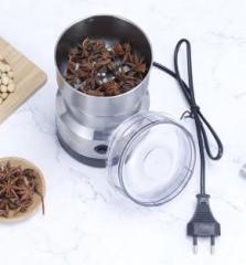 Ghoba By Mini Stainless Steel Coffee Spice Nuts Grains Bean Grinder Mixer MINI 150W Mixer Grinder Juicer Mixer Grinder 1 Jar, Silver 150 Juicer Mixer Grinder 1 Jar, Silver BAT