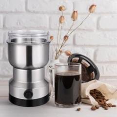 Ghoba By Mini Stainless Steel Coffee Spice Nuts Grains Bean Grinder Mixer MINI 300 W Mixer Grinder Juicer Mixer Grinder 1 Jar, Silver 300 Juicer Mixer Grinder 1 Jar, Silver BAT