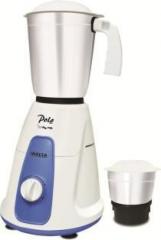 Inalsa Polo 2 550 W Mixer Grinder 2 Jars, White, Blue