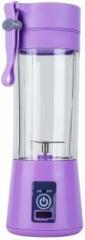 Jack Klein Portable Blender for Smoothie, Milk Shakes, Crushing Ice &Juices, USB 2000 mAh J16 USB portable juicer 100 Juicer Mixer Grinder 1 Jar, Purple