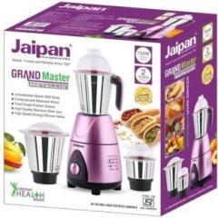Jaipan GRAND MASTER High Performance Premium Metallic Mixer :750W : Three JARs JP GRANDMASTER METTALICA 750 Mixer Grinder 3 Jars, Purple