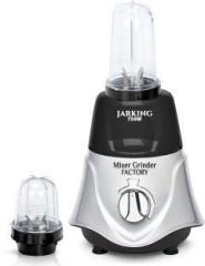 Jarking 750 watts Rocket Mixer Grinder with 2 Bullet jars 350ml and 530ml Black Silver MG23 750 Mixer Grinder 2 Jars, BlackSilver