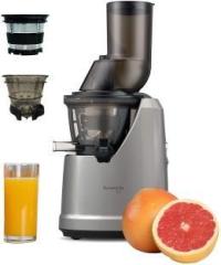 Kuvings by Kuvings Dark Silver Juicer with Smoothie & Sorbet attachments. B1700 Professional Cold Press Juicer 240 W Juicer 3 Jars, Dark Silver