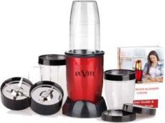La'vite LVMB Cherie 380 Mixer Grinder 3 Jars, Red, Black