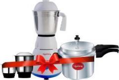 Lifelong LLCMB07 500 W Power Pro Mixer Grinder with IB 3 Ltr Outer Lid Pressure Cooker