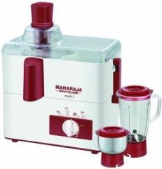 Maharaja Whiteline Mark 1 Happiness JX 100 450 W Juicer Mixer Grinder 3 Jars, Multicolor