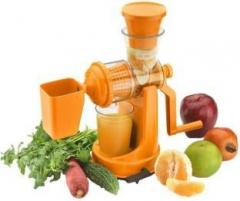 Mantavya Hand Juicer Grinder Fruit And Vegetable Mixer Juicer With Waste Collector 0 W Juicer 1 Jar, Orange