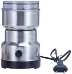 Mebako by Electric Grinder, Multi Functional Coffee Grinder, Electric 150W Stainless Steel for Dry Grain Grinder Mixer Powder Grinding Machine for Home/Office. EG 0083 Electric Grinder 150 Juicer Mixer Grinder 1 Jar, Silver