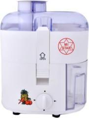 Mi Star J98H181 juicer mixer grinder 300 Juicer 1 Jar, milky white