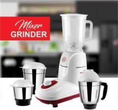 Mi Star MG18H513 mixer grinder 750 Mixer Grinder 4 Jars, milky white