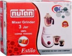 Nutan Estillo Mixer Grinder 600 Mixer Grinder